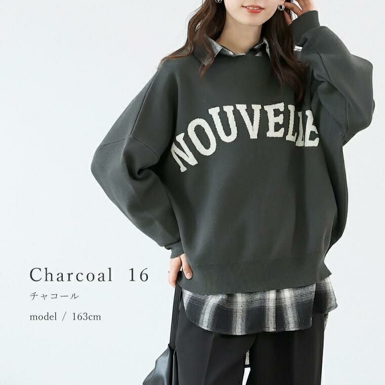 2WAYジャガードロゴニットプルオーバー ｜FUNNY COMPANY+